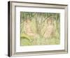 Two Women in the Forest, circa 1925-Otto Mueller-Framed Giclee Print