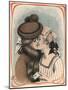 Two Women Kiss-Axel Thiess-Mounted Art Print