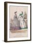 Two Women Model the Latest Fashions, 1861-null-Framed Giclee Print