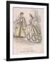 Two Women Model the Latest Fashions, 1863-null-Framed Giclee Print