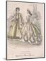 Two Women Model the Latest Fashions, 1863-null-Mounted Giclee Print