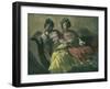 Two Women on a Sofa - Le Tose-Walter Richard Sickert-Framed Giclee Print