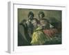 Two Women on a Sofa - Le Tose-Walter Richard Sickert-Framed Giclee Print