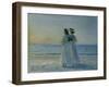 Two Women on the Beach at Skagen, 1908-Michael Peter Ancher-Framed Giclee Print