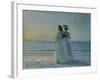 Two Women on the Beach at Skagen, 1908-Michael Peter Ancher-Framed Giclee Print