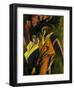 Two Women on the Street-Ernst Ludwig Kirchner-Framed Art Print