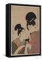 Two Women, One Pouring Tea-null-Framed Stretched Canvas