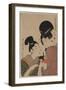 Two Women, One Pouring Tea-null-Framed Art Print