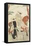 (Two Women, One Walking, One on Horseback), Late 18th-Early 19th Century-Utagawa Toyokuni-Framed Stretched Canvas