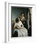 Two Women or the Letter-Luigi Trecourt-Framed Giclee Print