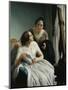 Two Women or the Letter-Luigi Trecourt-Mounted Giclee Print