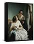 Two Women or the Letter-Luigi Trecourt-Framed Stretched Canvas