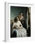 Two Women or the Letter-Luigi Trecourt-Framed Giclee Print