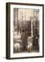 Two Women Out Walking with Dogs-null-Framed Photographic Print