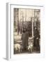 Two Women Out Walking with Dogs-null-Framed Photographic Print