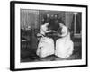 Two Women Playing Chess-null-Framed Photographic Print