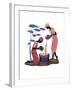 Two Women Pouring-Judy Mastrangelo-Framed Giclee Print