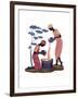 Two Women Pouring-Judy Mastrangelo-Framed Giclee Print