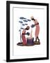 Two Women Pouring-Judy Mastrangelo-Framed Giclee Print