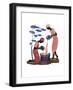 Two Women Pouring-Judy Mastrangelo-Framed Giclee Print