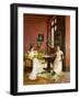 Two Women Reading in an Interior-Jean Georges Ferry-Framed Giclee Print