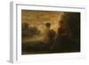 Two Women Seated near a Lake-Ignace Henri Jean Fantin-Latour-Framed Giclee Print