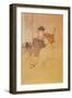 Two Women Sitting in a Cafe-Henri de Toulouse-Lautrec-Framed Giclee Print