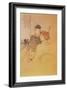 Two Women Sitting in a Cafe-Henri de Toulouse-Lautrec-Framed Giclee Print