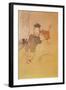 Two Women Sitting in a Cafe-Henri de Toulouse-Lautrec-Framed Giclee Print