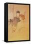 Two Women Sitting in a Cafe-Henri de Toulouse-Lautrec-Framed Stretched Canvas