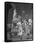 Two Women Standing in Front of a Statue of the Empress Josephine on the Island of Martinique-null-Framed Stretched Canvas