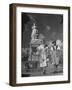 Two Women Standing in Front of a Statue of the Empress Josephine on the Island of Martinique-null-Framed Photographic Print