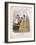 Two Women Wearing the Latest Fashions, 1858-null-Framed Giclee Print