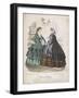 Two Women Wearing the Latest Fashions, 1858-null-Framed Giclee Print