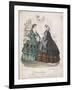 Two Women Wearing the Latest Fashions, 1858-null-Framed Giclee Print