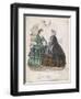 Two Women Wearing the Latest Fashions, 1858-null-Framed Giclee Print