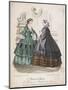 Two Women Wearing the Latest Fashions, 1858-null-Mounted Giclee Print