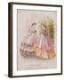 Two Women Wearing the Latest Fashions, 1859-null-Framed Giclee Print