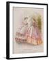 Two Women Wearing the Latest Fashions, 1859-null-Framed Giclee Print