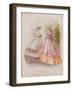 Two Women Wearing the Latest Fashions, 1859-null-Framed Giclee Print