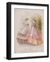 Two Women Wearing the Latest Fashions, 1859-null-Framed Giclee Print