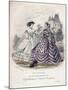 Two Women Wearing the Latest Fashions in an Outdoor Setting, 1860-Jules David-Mounted Giclee Print