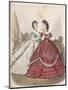 Two Women Wearing the Latest Indoor Fashions, C1850-null-Mounted Giclee Print