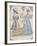 Two Women Wearing Walking Dress and Morning Dress, 1827-Jules David-Framed Giclee Print