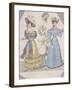 Two Women Wearing Walking Dress and Morning Dress, 1827-Jules David-Framed Giclee Print