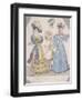 Two Women Wearing Walking Dress and Morning Dress, 1827-Jules David-Framed Giclee Print