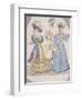 Two Women Wearing Walking Dress and Morning Dress, 1827-Jules David-Framed Giclee Print