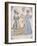 Two Women Wearing Walking Dress and Morning Dress, 1827-Jules David-Framed Giclee Print