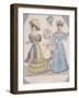 Two Women Wearing Walking Dress and Morning Dress, 1827-Jules David-Framed Giclee Print