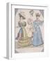 Two Women Wearing Walking Dress and Morning Dress, 1827-Jules David-Framed Giclee Print